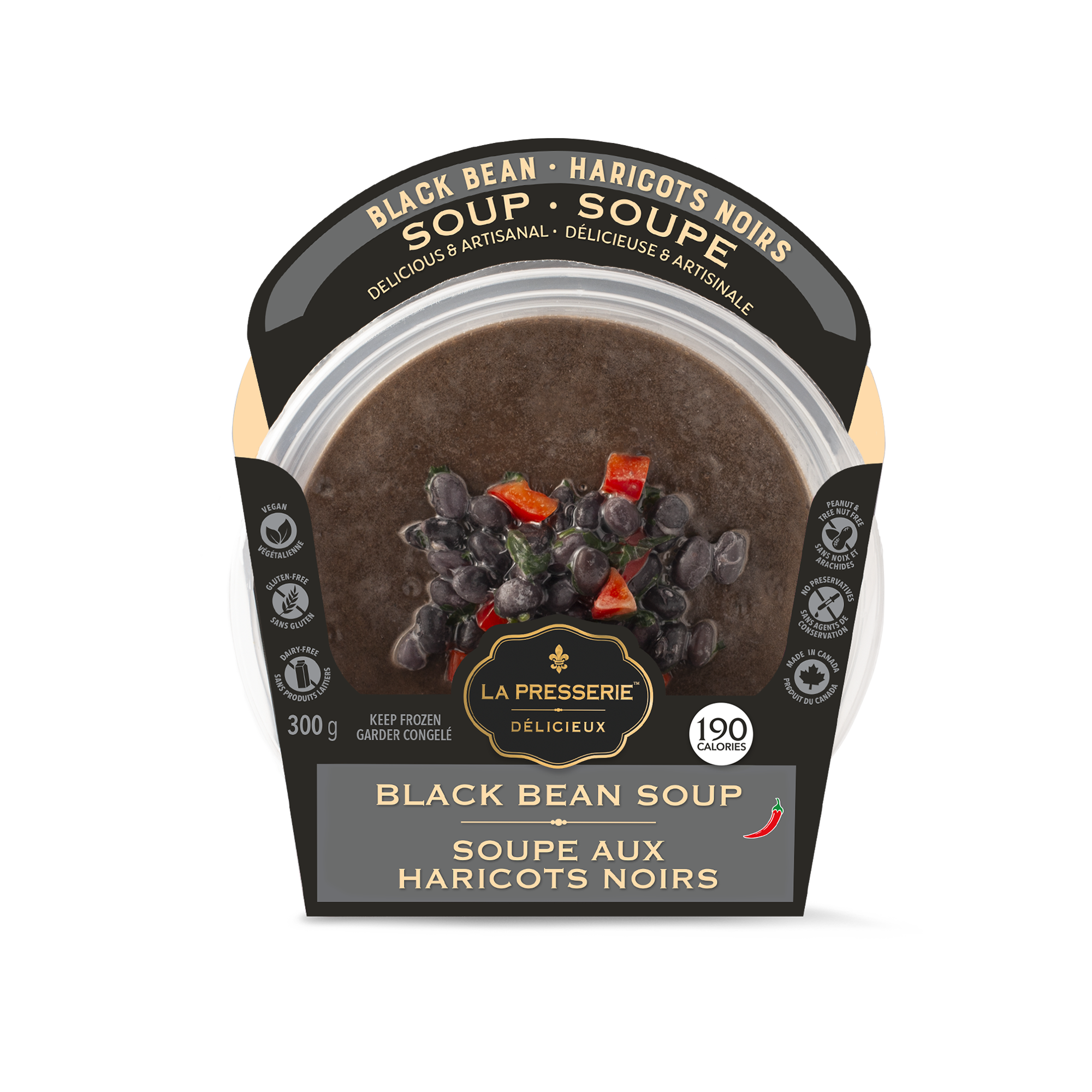La Presserie Black Bean Gourmet Soup