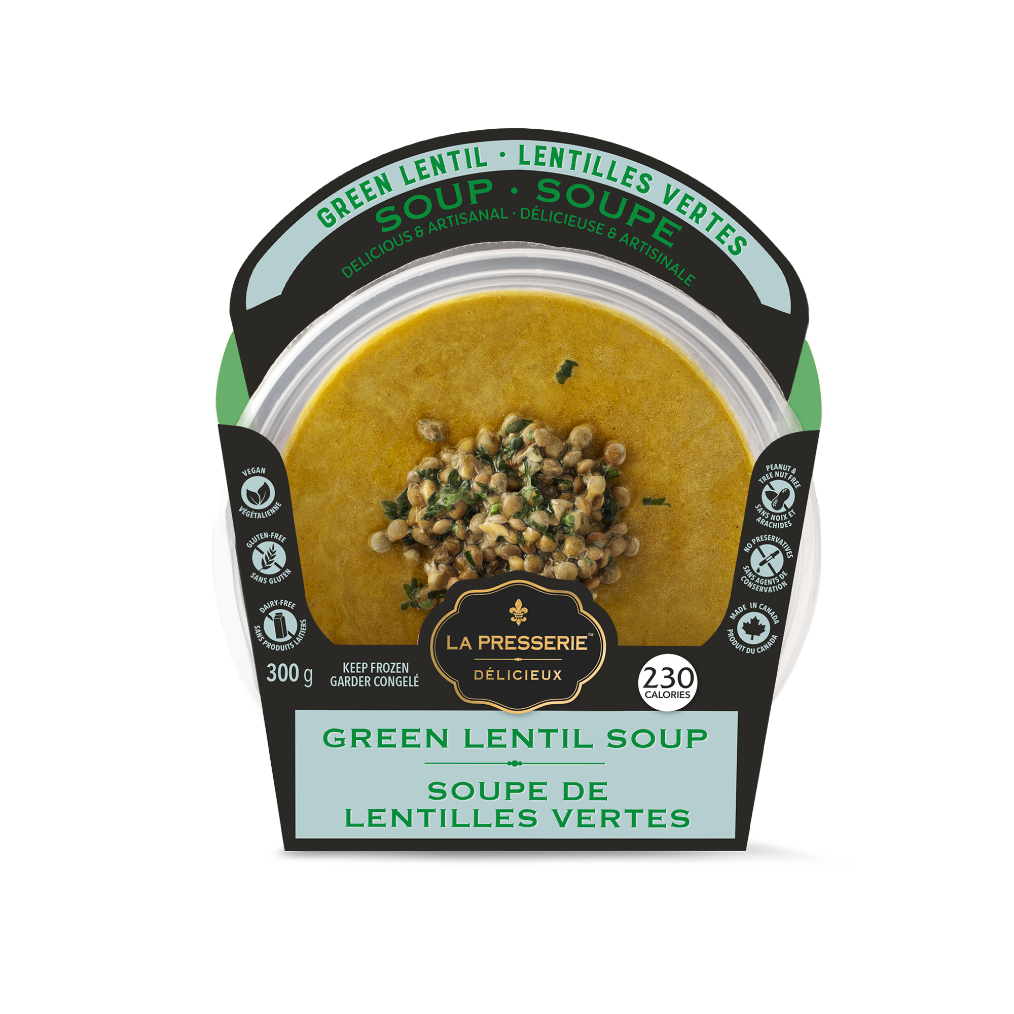 La Presserie Green Lentil Gourmet Soup