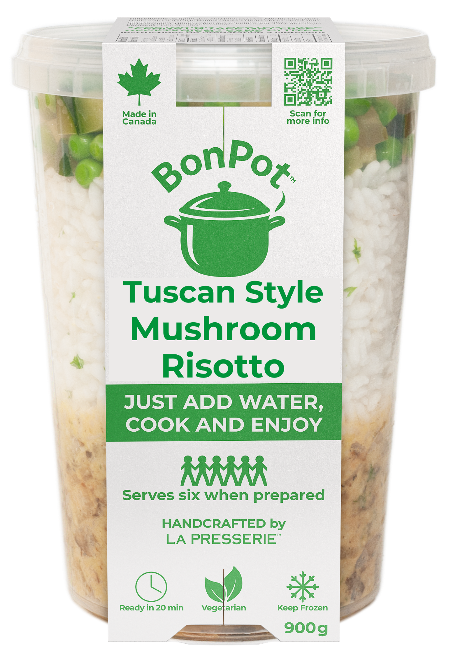 BonPot Tuscan Style Mushroom Risotto - 4 Pack
