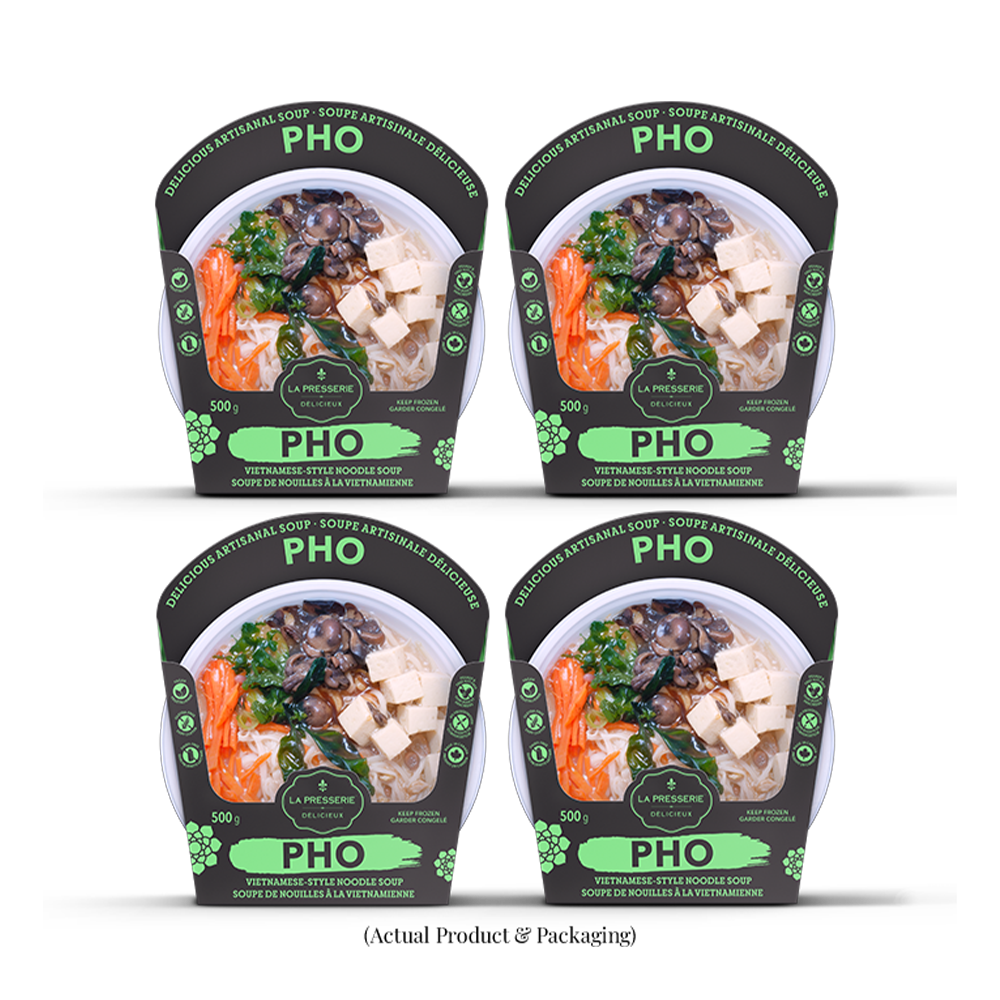Pho Vietnamese-Style Noodle Soup (Case of Four Soups - 4 x 500g)