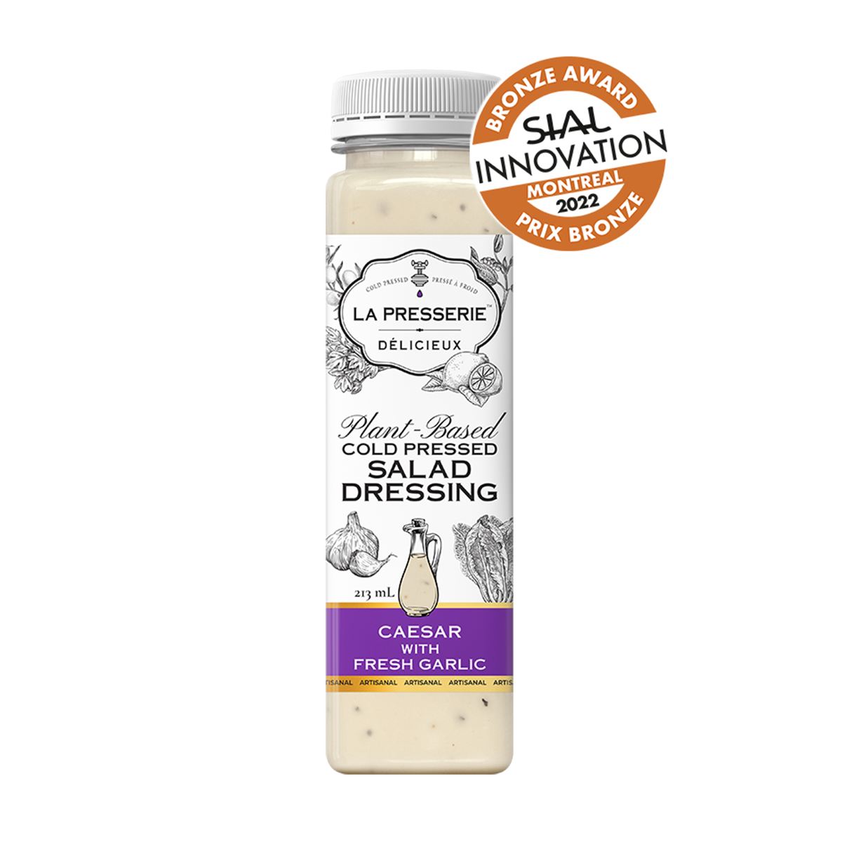 La Presserie Caesar Plant-Based Salad Dressing & Dip