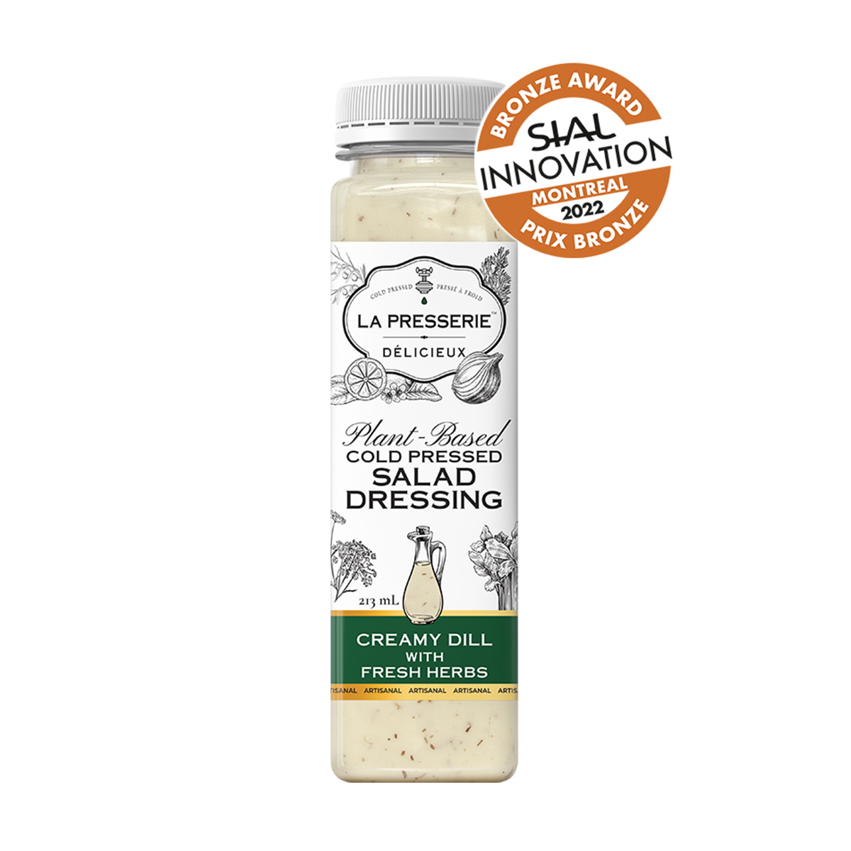 Creamy Dill Plant-Based Salad Dressing and Dip