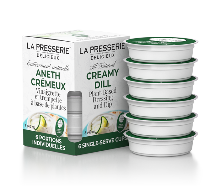 La presserie Single Serve Dressing & Dip Mix Pack (Single Serve Cups - 4 boxes x 6 cups)