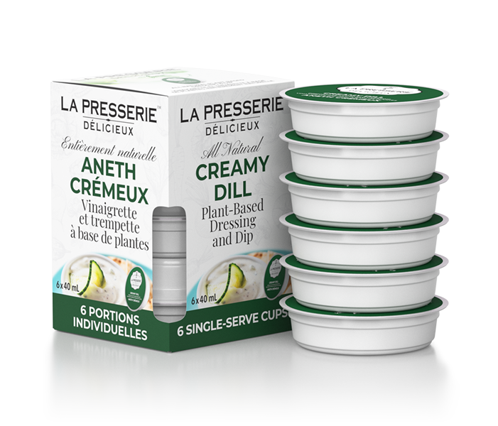 Creamy Dill Dressing & Dip (Single Serve Cups  - 4 Boxes x 6 single serve cups)