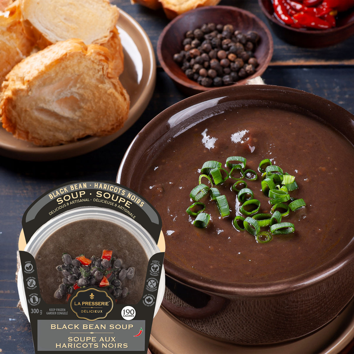 La Presserie Black Bean Gourmet Soup