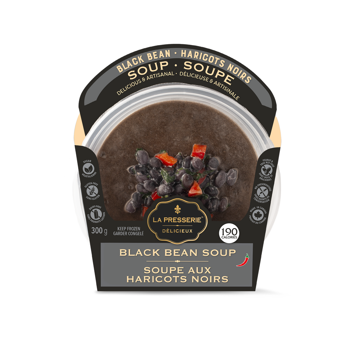 La Presserie Black Bean Gourmet Soup