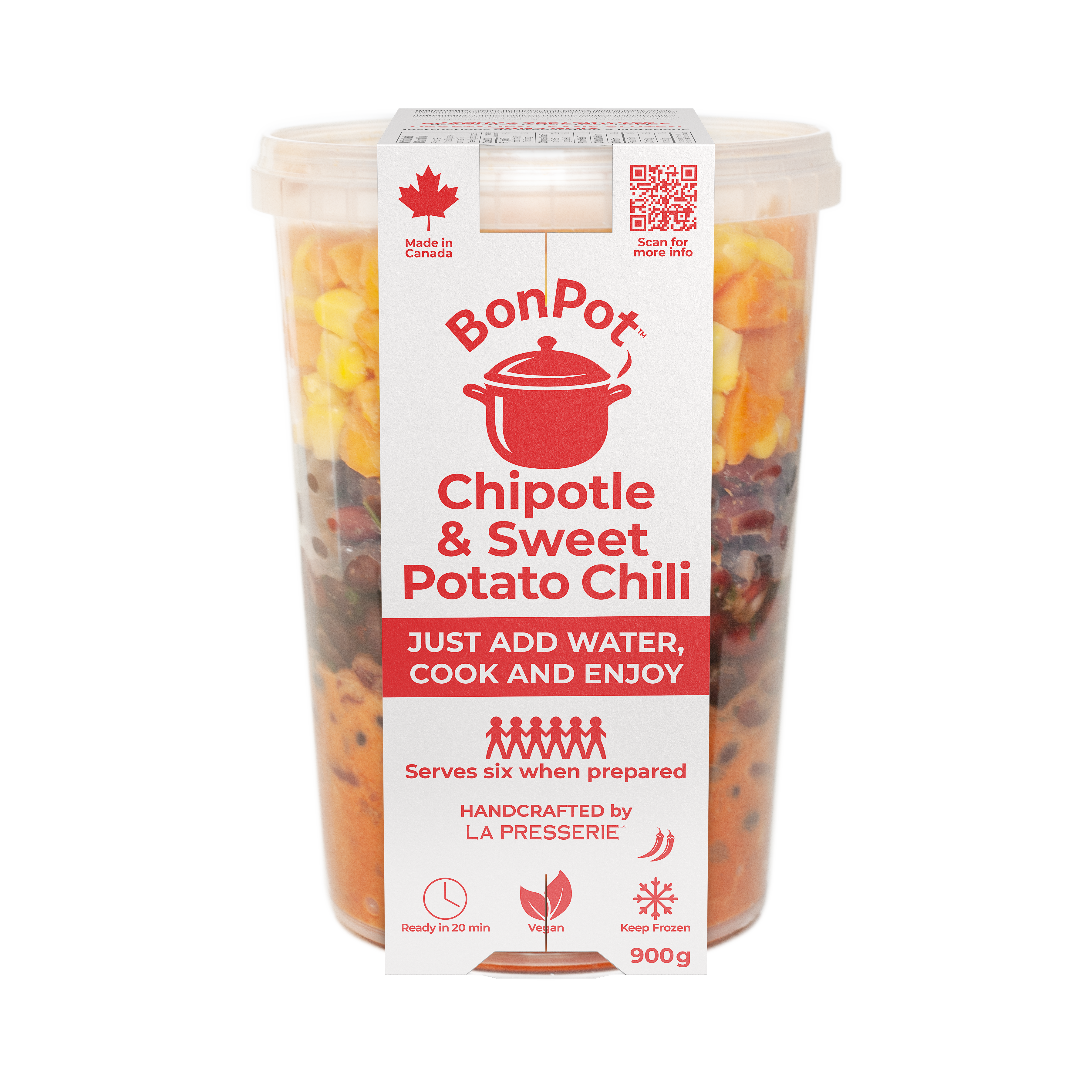 BonPot Chipotle & Sweet Potato Chili - 4 Pack