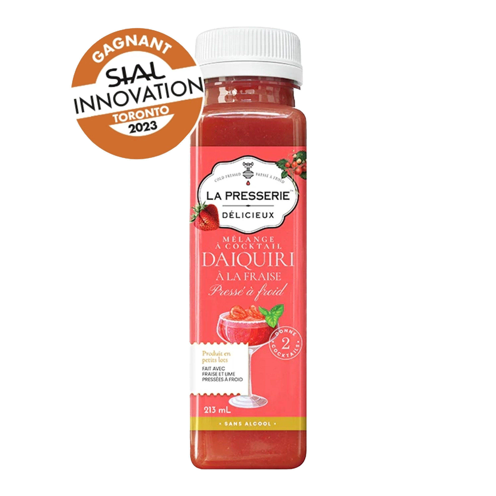 La Presserie Cold Pressed Strawberry Daiquiri Mixer 6-Pack