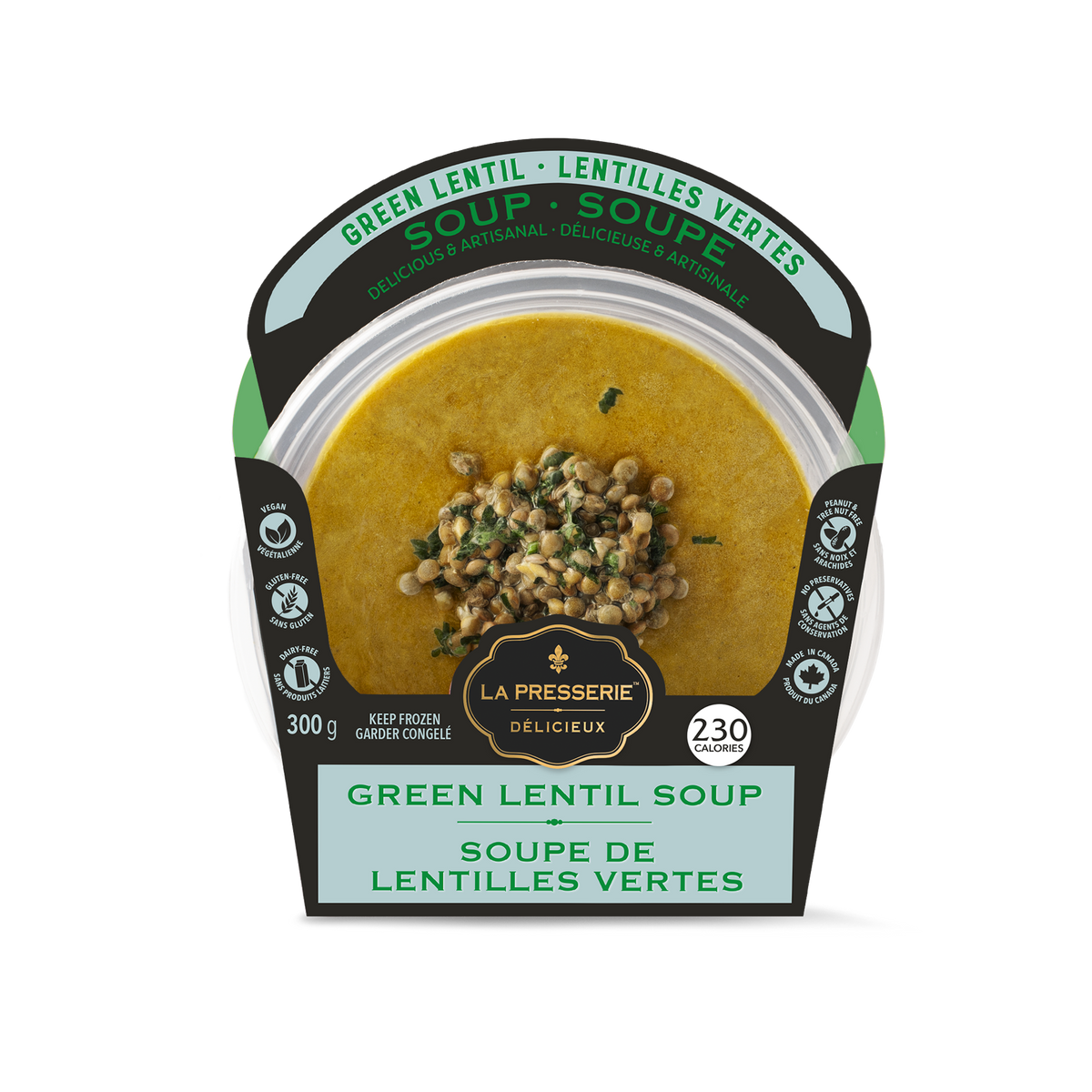 La Presserie Green Lentil Gourmet Soup