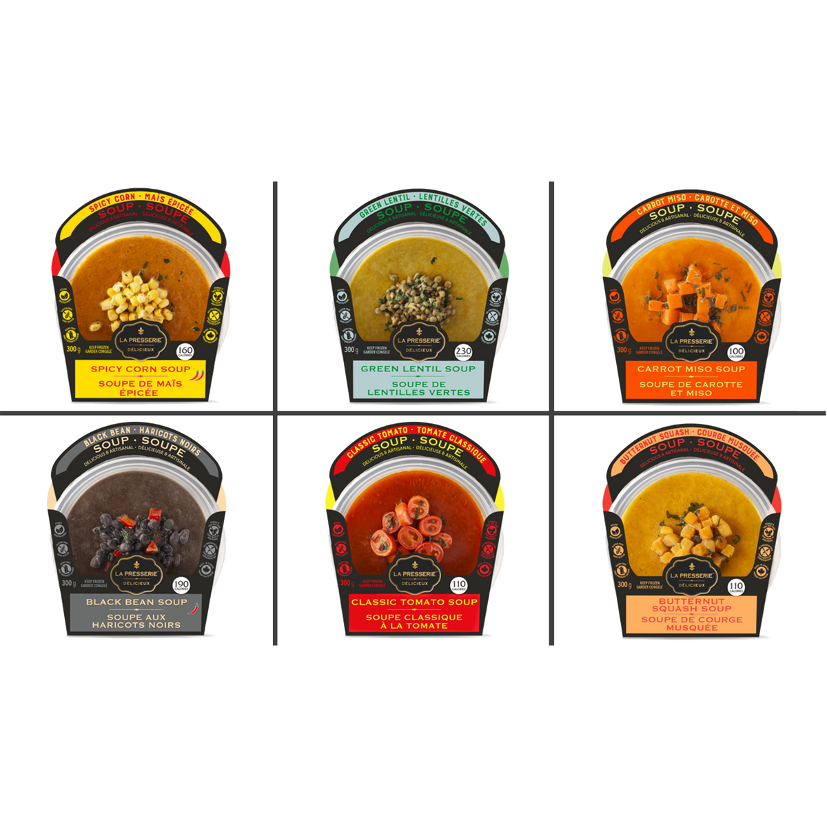 Mixed Classic Soups (Case of 6)