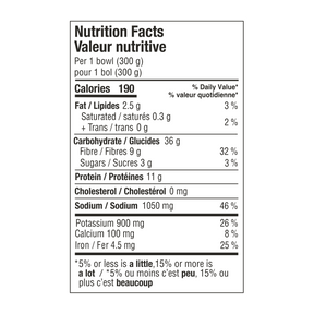 La Presserie Black Bean Gourmet Soup Nutrition Facts