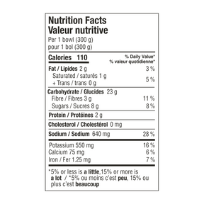 La Presserie Butternut Squash Gourmet Soup Nutrition Facts