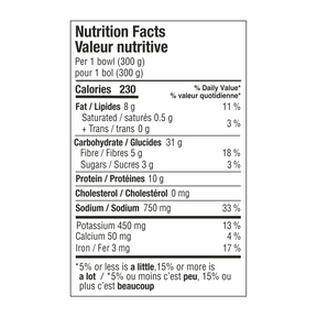 La Presserie Green Lentil Gourmet Soup Nutrition Facts