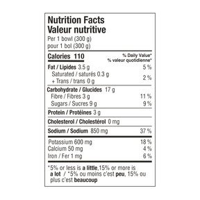 La Presserie Classic Tomato Gourmet Soup Nutrition Facts