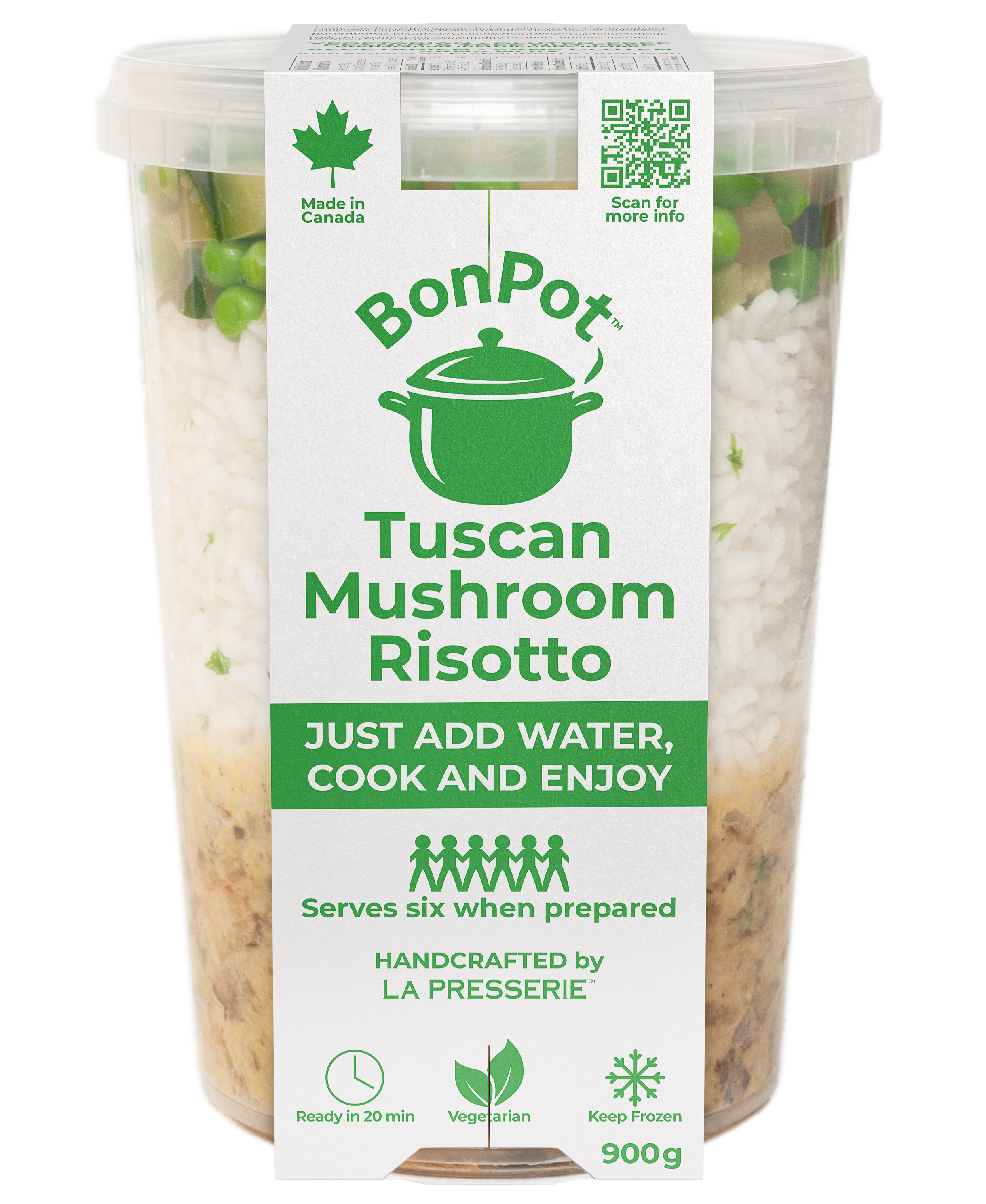 BonPot Tuscan Mushroom Risotto - 4 Pack