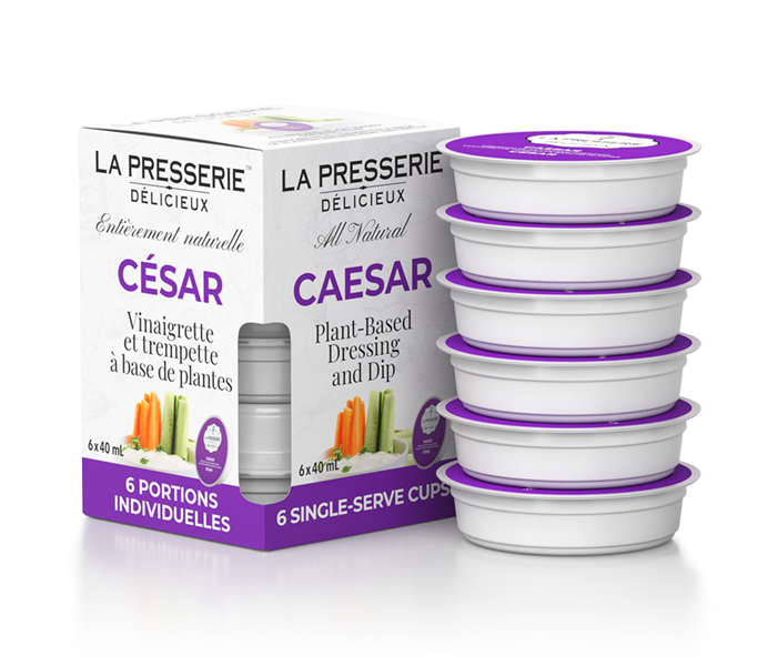 Creamy Caesar Dip (Single Serve Cups  - 4 Boxes x 6 single serve cups)