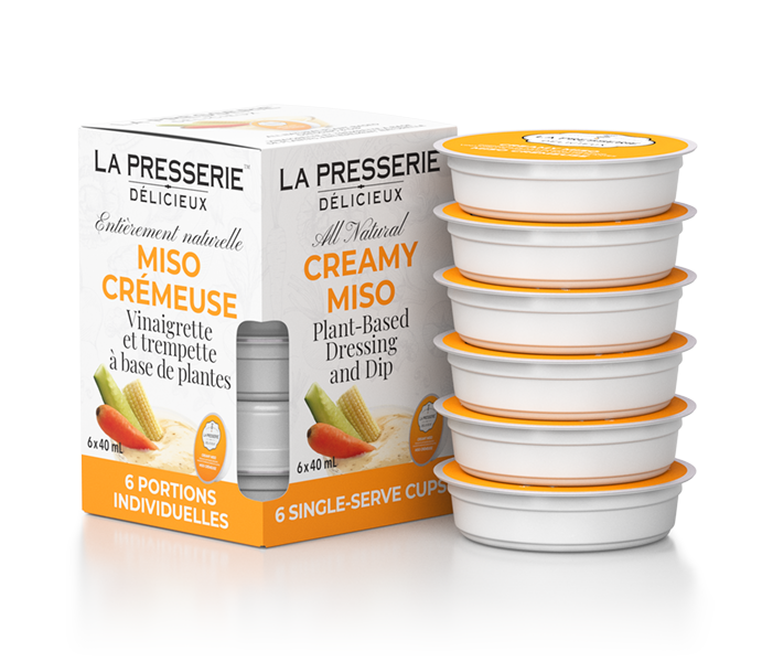 Creamy Miso Dressing & Dip (Single Serve Cups  - 4 Boxes x 6 single serve cups)